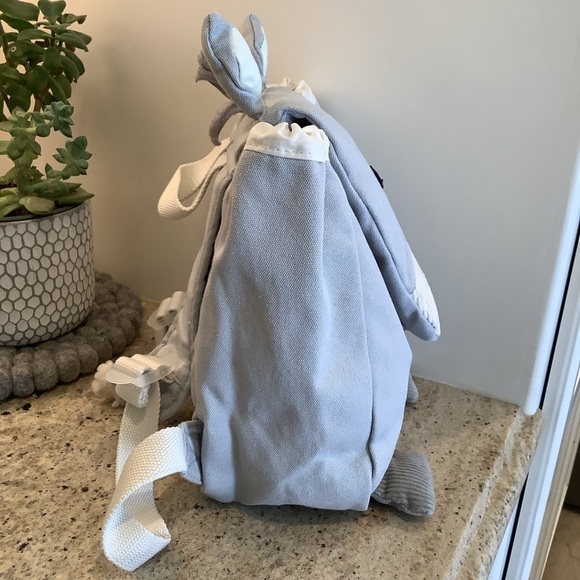 Pottery Barn Kids Small Gray Animal Backpack New Condition - Picture 2 of 5